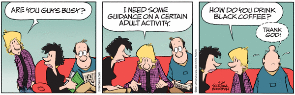 Zits by Jerry Scott and Jim Borgman on Wed, 24 Apr 2024