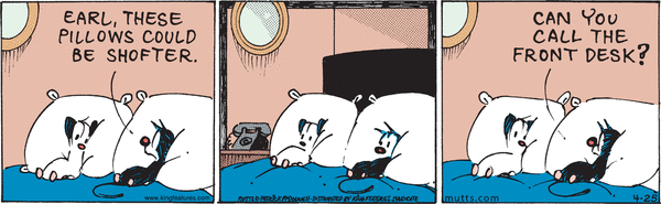 Mutts by Patrick McDonnell on Thu, 25 Apr 2024