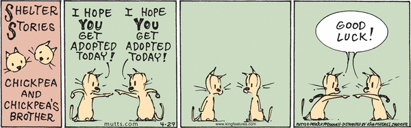 Mutts by Patrick McDonnell on Mon, 29 Apr 2024