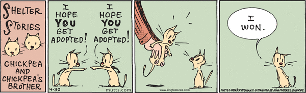 Mutts by Patrick McDonnell on Tue, 30 Apr 2024