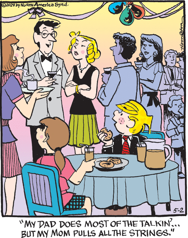 Dennis the Menace by Hank Ketcham on Thu, 02 May 2024