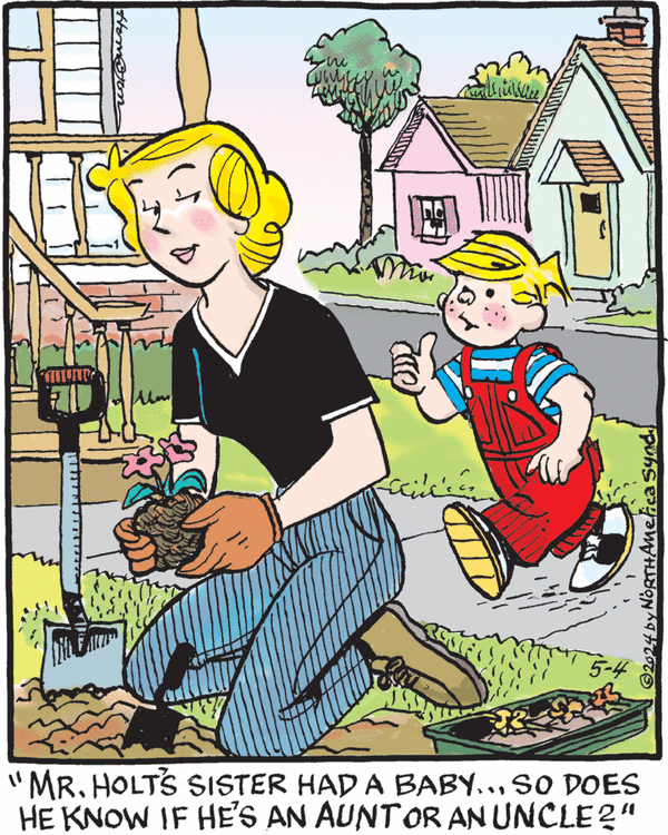 Dennis the Menace by Hank Ketcham on Sat, 04 May 2024