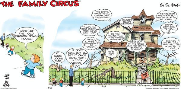 Family Circus by Bil Keane on Sun, 05 May 2024