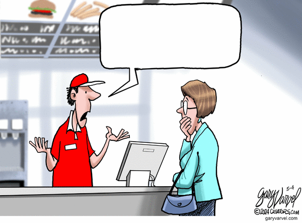 Humor Me (Leave Caption In Comments) by Gary Varvel on Sat, 04 May 2024