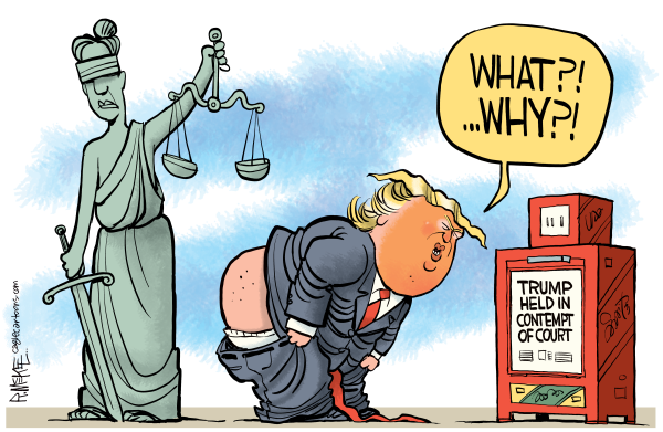 Trump Held In Contempt (REPOST)