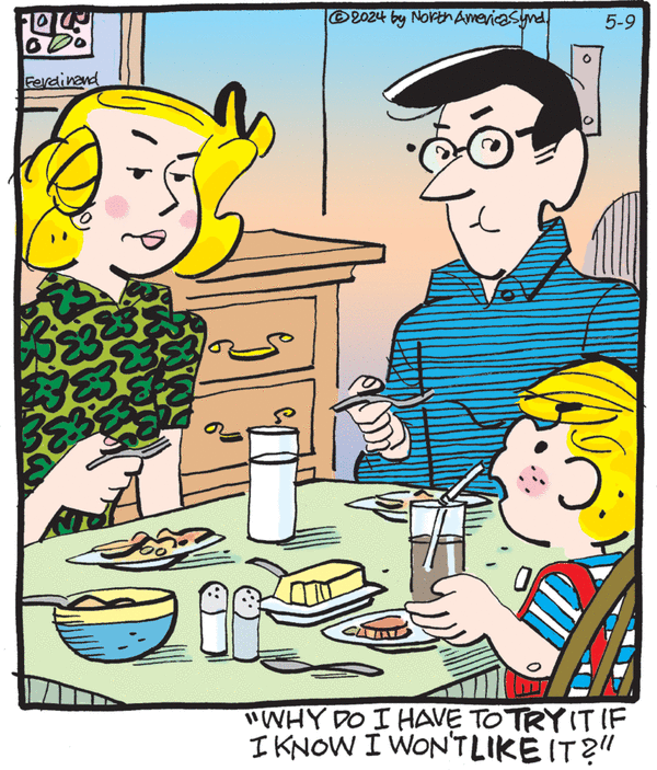 Dennis the Menace by Hank Ketcham on Thu, 09 May 2024