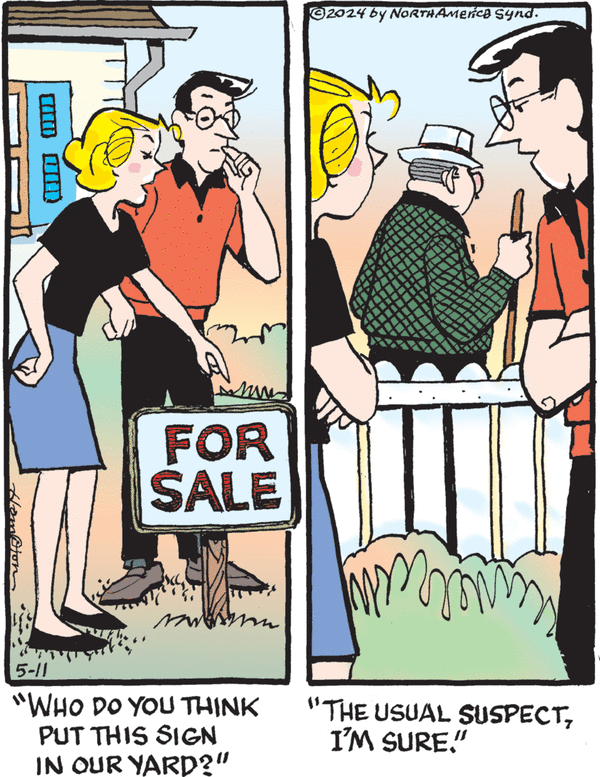 Dennis the Menace by Hank Ketcham on Sat, 11 May 2024