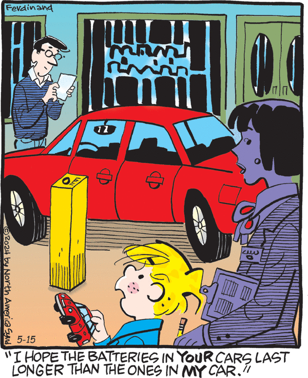 Dennis the Menace by Hank Ketcham on Wed, 15 May 2024
