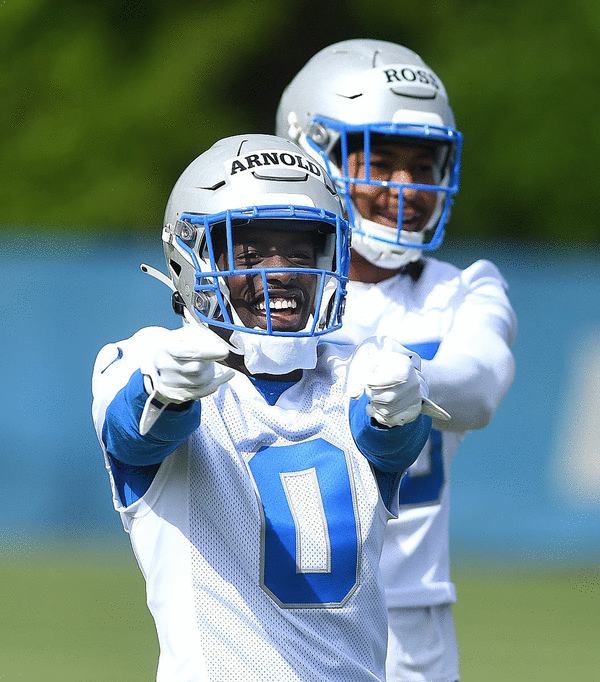 New Lions CB Terrion Arnold: If my mom was playing receiver, 'I would ...