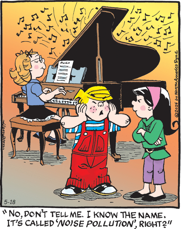 Dennis the Menace by Hank Ketcham on Sat, 18 May 2024