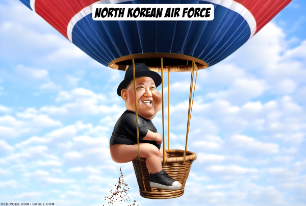 North Korea drops trash balloons on the South