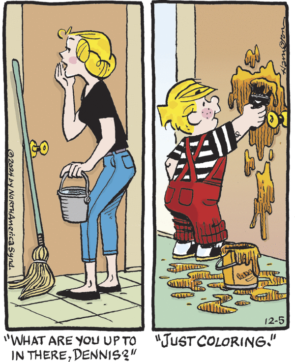 Dennis the Menace by Hank Ketcham on Thu, 05 Dec 2024