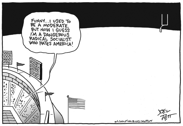 Joel Pett for 7/1/2025