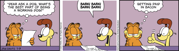 click or tap to zoom Garfield for 7/9/2025