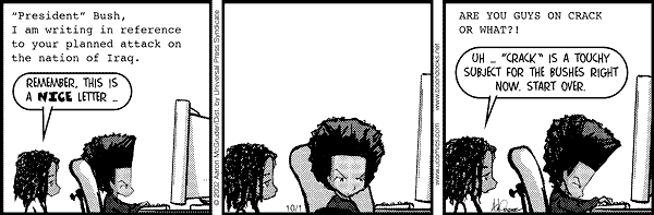 click or tap to zoom Boondocks for 7/15/2025
