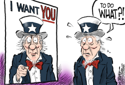 click or tap to zoom Uncle Sam in Los Angeles