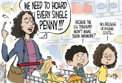click or tap to zoom Hoarding pennies and the economy
