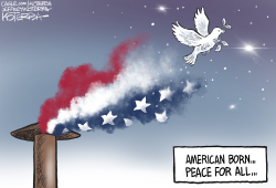 click or tap to zoom American born pope, peace for all
