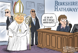 click or tap to zoom First, the Pope, then Warren Buffett