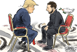 Trump and Zelensky meet at the Vatican