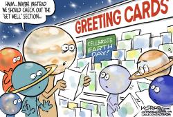 click or tap to zoom Earth Day greeting cards