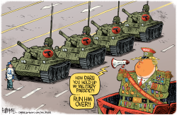 click or tap to zoom 060925 DICTATOR TRUMP TIANANMEN SQUARE LOS ANGELES