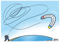 click or tap to zoom MIilitary Aid To Ukraine Boomerang