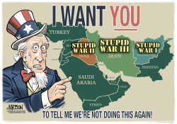Uncle Sam Does Not Want Stupid War 3