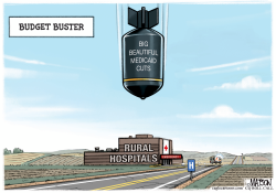 click or tap to zoom Rural Hospital Budget Busting Medicaid Cuts
