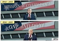 click or tap to zoom Iraq Missioned Accomplished Iran One and Done