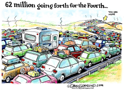 click or tap to zoom July 4 traffic 2025