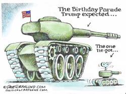 click or tap to zoom Trump parade grade