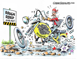 click or tap to zoom Harley Davidson revenue down 60 percent