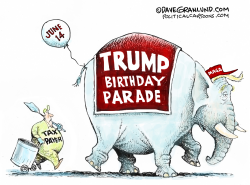 Trump birthday parade June 14