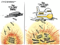 click or tap to zoom Trump's wars