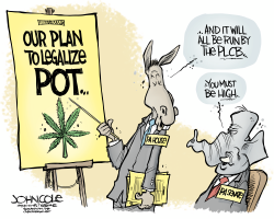click or tap to zoom PA Dems versus GOP on legal marijuana