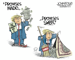 click or tap to zoom Trump reneges on Hurricane relief funding
