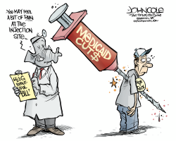 click or tap to zoom Medicare cuts hurt the poor and sick
