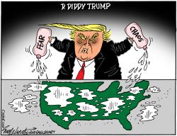 click or tap to zoom D. Diddy Trump Slathers America In Fear and Chaos