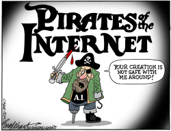 click or tap to zoom Internet Plagiarism and Piracy With A. I.