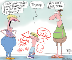 click or tap to zoom All Trump's Fault, They Claim