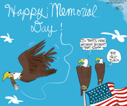 click or tap to zoom Eagle's Memorial Day Salute