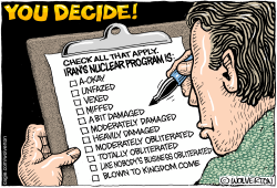 You Choose How Much Iran Nuke Damage