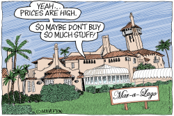click or tap to zoom Rich Trump Says Buy Less Because Prices Are High