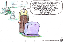 click or tap to zoom MAN AT THE GRAVE OF A FRIEND