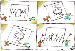 click or tap to zoom KIDS WITH MOM SIGN