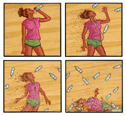 click or tap to zoom Microplastics In Name Brand Water Bottles