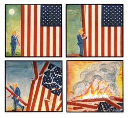 click or tap to zoom Trump Dismantles Democracy