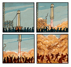 click or tap to zoom Billionaire's Rockets Polluting The Atmosphere