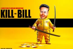 click or tap to zoom Elon Musk holding two samurai swords